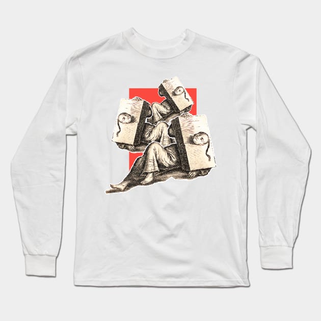 Carrying blame - Heavy punishment Long Sleeve T-Shirt by Marccelus